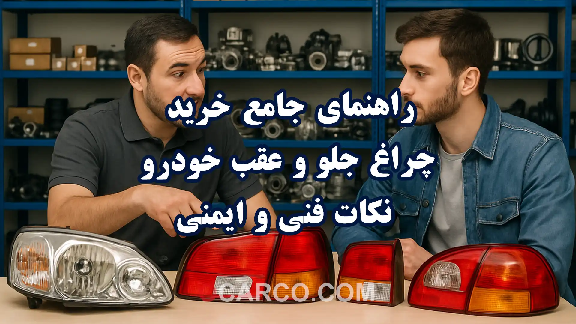 راهنمای جامع خرید چراغ جلو و عقب خودرو؛ نکات فنی و ایمنی