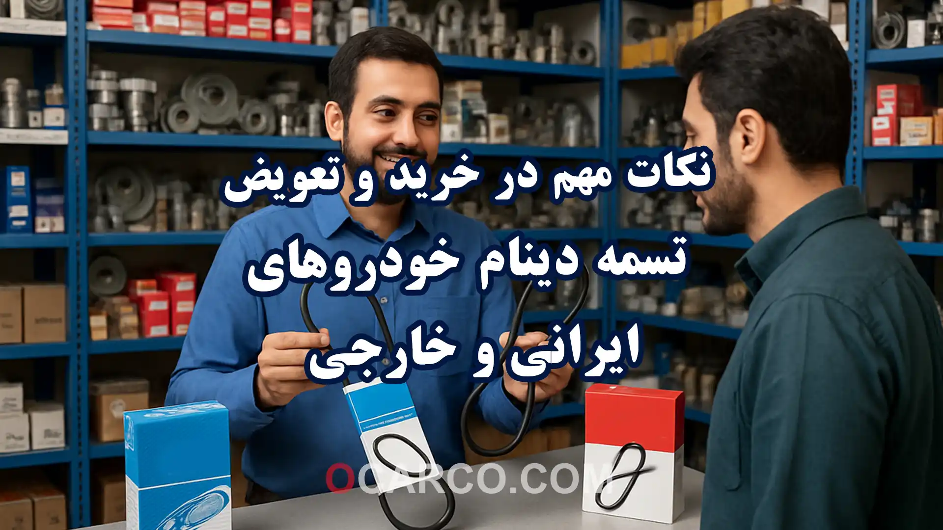 نکات مهم در خرید و تعویض تسمه دینام خودروهای ایرانی و خارجی
