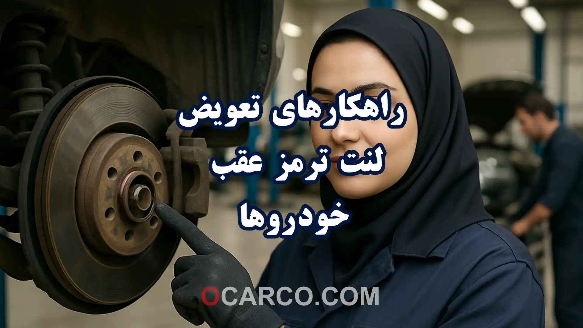 کاور آموزشی راهکارهای تعویض لنت ترمز عقب خودروها با تاکید بر ایمنی و ابزار لازم