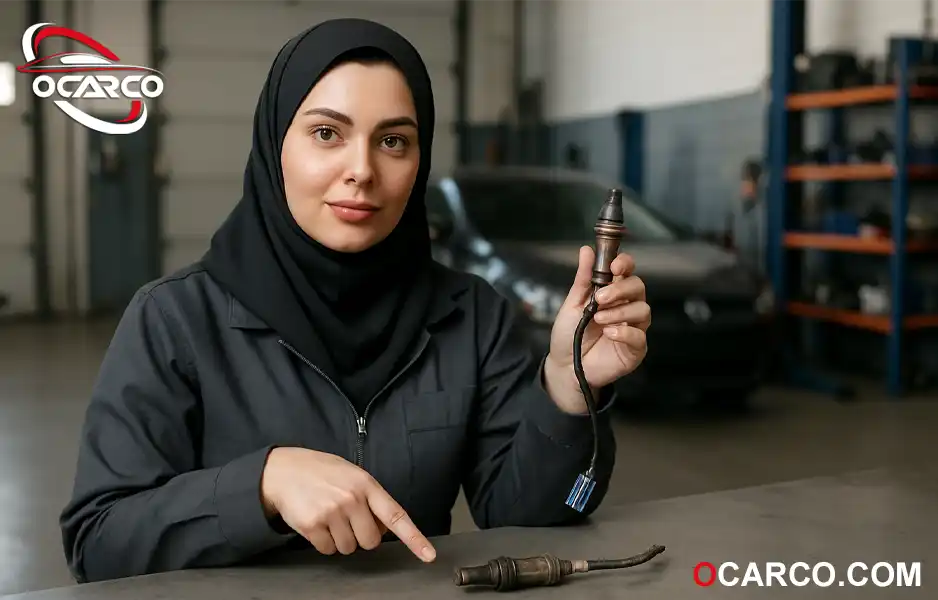 بررسی امکان تمیز کردن یا احیای سنسور اکسیژن سیم کوتاه مشکی و توصیه فنی. 