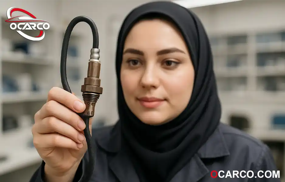 سنسور اکسیژن سیم کوتاه مشکی و نقش آن در کنترل نسبت هوا به سوخت موتور. 